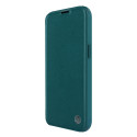 Nillkin QIN LEATHER PRO pro iPhone 14 Plus – zelené