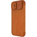 Nillkin Qin Leather Pro pouzdro iPhone 14 Plus hnědá