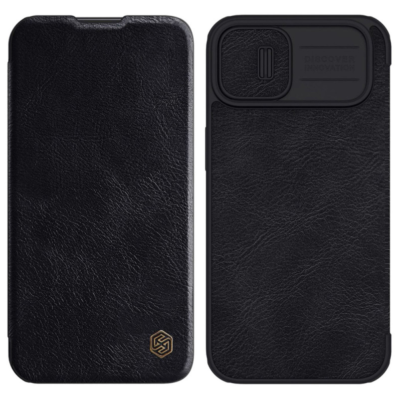 Pouzdro Nillkin QIN LEATHER PRO pro iPhone 14 Plus - černé
