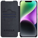 Pouzdro Nillkin Qin Leather Pro pro iPhone 14 Plus černé