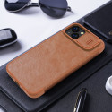 Pouzdro Nillkin Qin Leather Pro pro iPhone 14 Plus černé