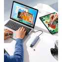 Ugreen CM511 20956A HUB 6v1 USB‑C – HDMI/USB‑A/SD/TF šedý