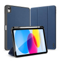 Dux Ducis Domo pouzdro pro iPad 10.9'' (2022, 10. generace) – chytré pouzdro se stojánkem, modré