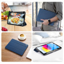 Dux Ducis Domo pouzdro pro iPad 10.9'' (2022, 10. generace) – chytré pouzdro se stojánkem, modré