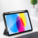 Dux Ducis Domo pouzdro pro iPad 10.9'' (2022, 10. generace) – chytré pouzdro se stojánkem, modré
