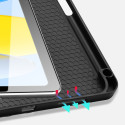 Dux Ducis Domo pouzdro pro iPad 10.9'' (2022, 10. generace) – chytré pouzdro se stojánkem, modré