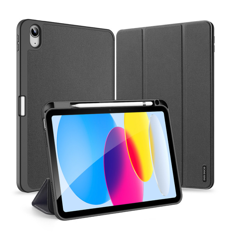 Dux Ducis Domo pouzdro pro iPad 10.9" (2022, 10. generace) – chytré pouzdro se stojánkem, černé