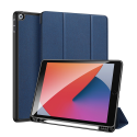 Dux Ducis Domo pouzdro s přední klopou a funkcí Smart Sleep pro iPad 10.2" (7. / 8. / 9. generace) – modré