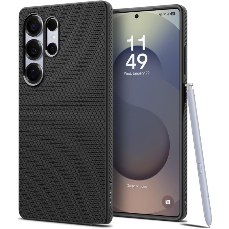 Kryt Spigen LIQUID AIR pro Galaxy S25 Ultra - černý