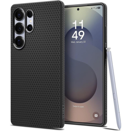 Kryt Spigen LIQUID AIR pro Galaxy S25 Ultra - černý