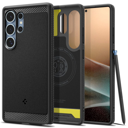 Kryt Spigen Rugged Armor Mag Case Galaxy S25 Ultra - černá