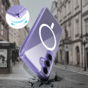 Kryt Tech-Protect FLEXAIR HYBRID MagSafe Galaxy S25 čirá