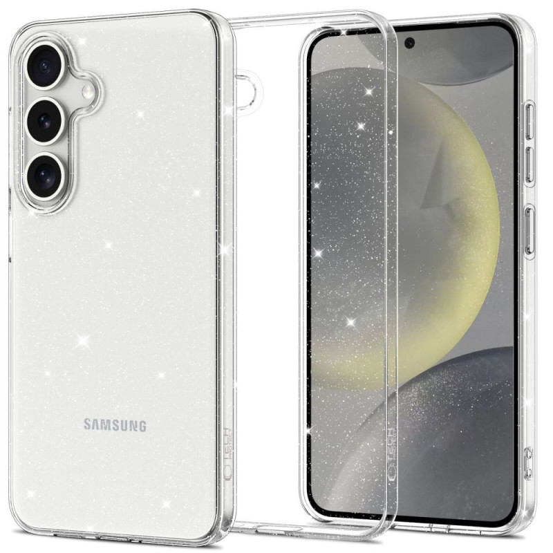 Kryt Tech-Protect FlexAir pro Galaxy S25 - clear-glitter