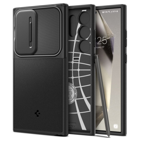Kryt Spigen OPTIK ARMOR Galaxy S24 Ultra - černý