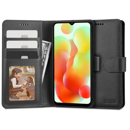 Pouzdro Tech-Protect WALLET pro Xiaomi Redmi 12C černá