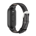 Řemínek Tech-Protect LEATHERFIT pro Xiaomi Smart Band - black