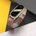Řemínek Tech-Protect LEATHERFIT pro Xiaomi Smart Band - black