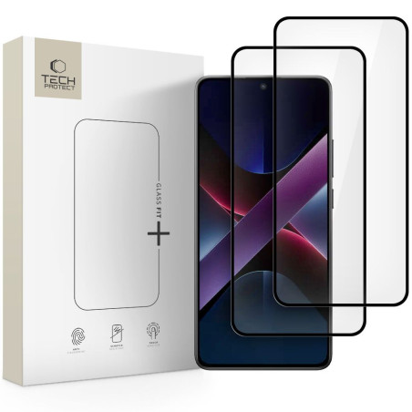 Ochranné sklo Tech-Protect GLASS FIT+ 2-PACK Xiaomi POCO X7 Pro 5G