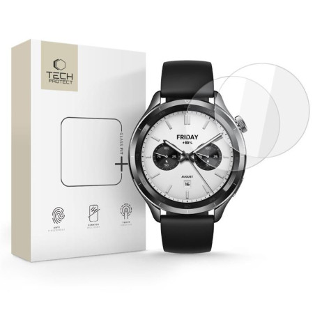 Tech-Protect Glass Fit+ pro Xiaomi Watch S4 47 mm čiré (2 ks)