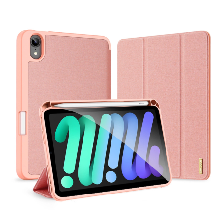 DUX DUCIS Domo Super odolný obal pro iPad Mini 8,3" (6. gen.) s krytem pro Pencil , růžový