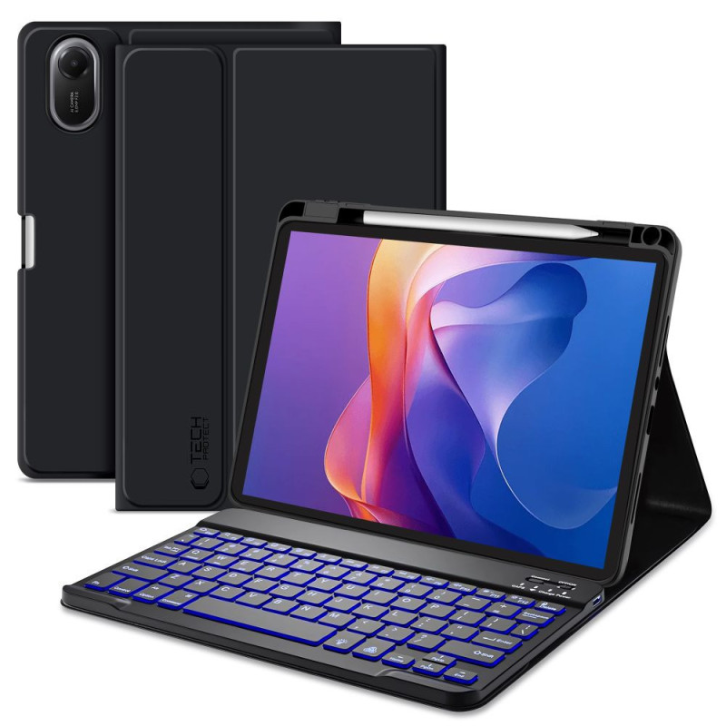 Pouzdro Tech-Protect SC Pen Case pro Xiaomi Redmi Pad 2 11.0 s klávesnicí - černé