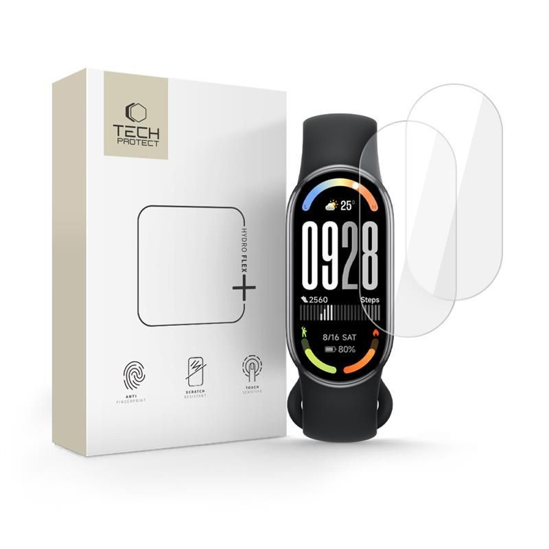 Ochranné sklo Tech-Protect GYDRO FLEX+ pro Xiaomi Smart Band 8 / 9 / 10 / NFC - transparent