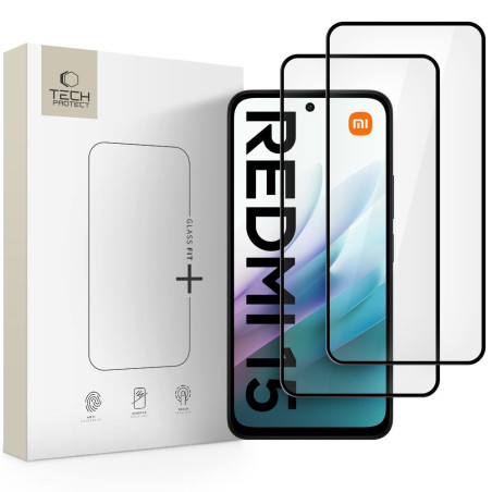 Tech-Protect GLASS FIT+ pro Redmi 15 4G/5G - black