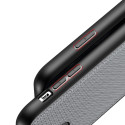 DUX DUCIS Fino Series Odolný kryt s textilními zády pro iPhone 11 Pro, šedý