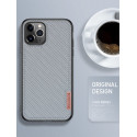 DUX DUCIS Fino Series Odolný kryt s textilními zády pro iPhone 11 Pro, šedý