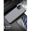 DUX DUCIS Fino Series Odolný kryt s textilními zády pro iPhone 11 Pro, šedý