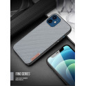 DUX DUCIS Fino Series Odolný kryt s textilními zády pro iPhone 12 Mini, šedý