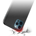 DUX DUCIS Fino Series Odolný kryt s textilními zády pro iPhone 12/12 Pro, černý