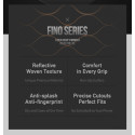 DUX DUCIS Fino Series Odolný kryt s textilními zády pro iPhone 12/12 Pro, černý