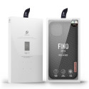 DUX DUCIS Fino Series Odolný kryt s textilními zády pro iPhone 12/12 Pro, černý