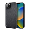 DUX DUCIS Fino Series Odolný kryt s textilními zády pro iPhone 14 Plus, černý