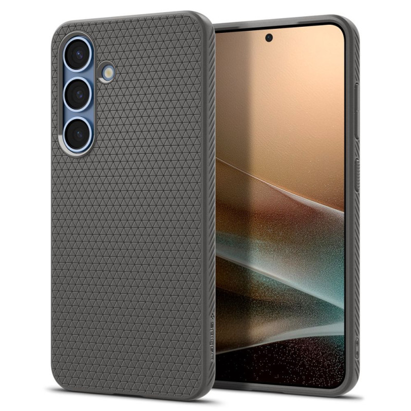 Kryt Spigen LIQUID AIR pro Galaxy S25 - šedý