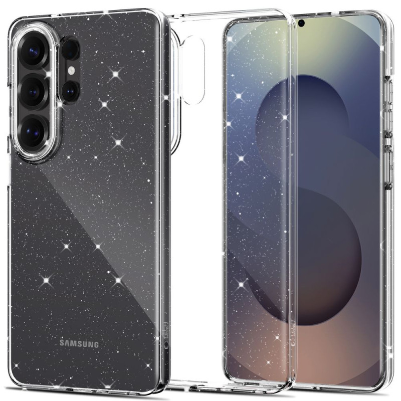 Kryt Tech-Protect FlexAir pro Galaxy S26 Ultra - čirý s glitry
