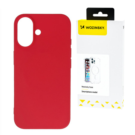 Kryt Wozinsky Silicone Case pro Galaxy S25+ - červená