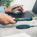 DUX DUCIS Fino Series Odolný kryt s textilními zády pro iPhone 14 Plus, červený