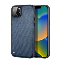 DUX DUCIS Fino Series Odolný kryt s textilními zády pro iPhone 14 Plus, tmavě modrý