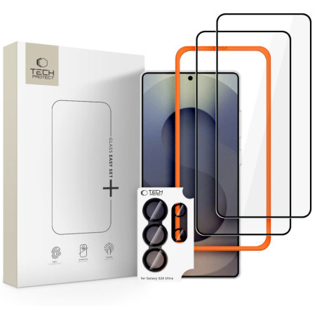 Ochranné sklo Tech-Protect Easy Set+ 3-Pack Galaxy S26 Ultra