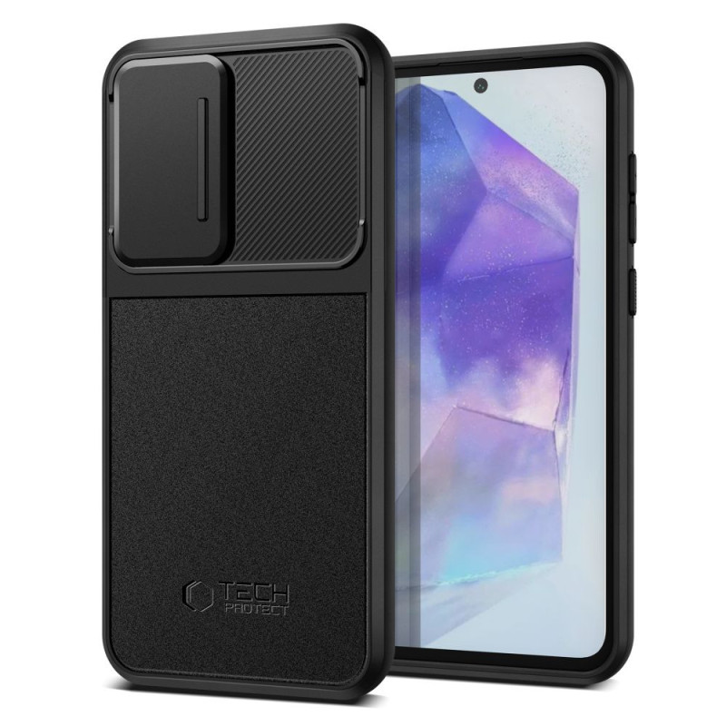 Kryt Tech-Protect VELAR CAM+ pro Galaxy A55 - černý