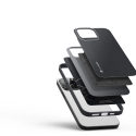 DUX DUCIS Fino Series Odolný kryt s textilními zády pro iPhone 14 Pro Max, černý