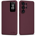 Pouzdro Tech-Protect Smart Wallet Case Galaxy S26 Ultra - burgundy