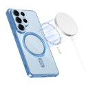 Kryt Tech-Protect MagFlex Galaxy S26 Ultra - transparentní modrá