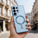 Kryt Tech-Protect MagFlex Galaxy S26 Ultra - transparentní modrá