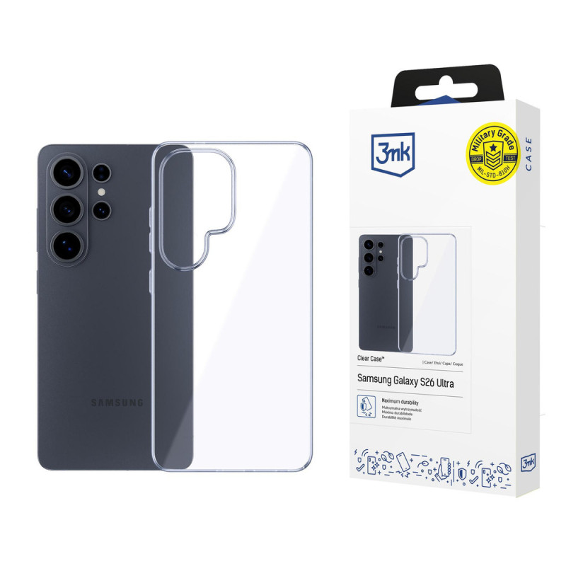 Kryt 3mk CLEAR CASE pro Galaxy S26 Ultra - transparent