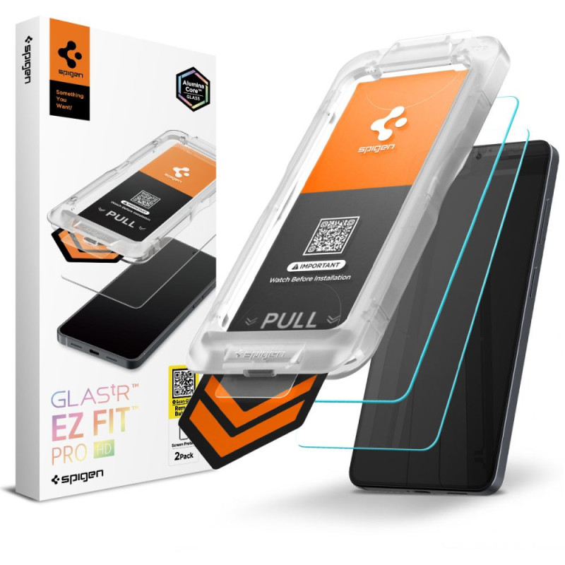 Ochranné sklo Spigen Glas.Tr EZ Fit Pro HD pro Galaxy S26+ - transparentní (2 kusy)
