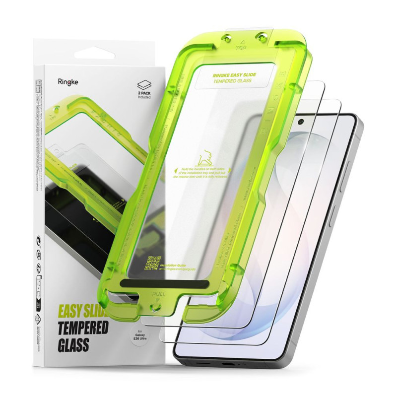 Ochranné sklo Ringke EASY SLIDE 2-PACK pro Samsung Galaxy S26 Ultra - transparentní