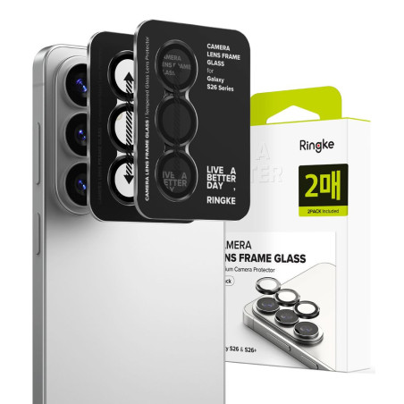 Ringke CAMERA FRAME PROTECTOR 2-Pack pro Galaxy S26 / S26+ - black